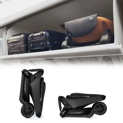 Carrinho de Bebê Mima Miro Black - Aprovado para viagens de avião